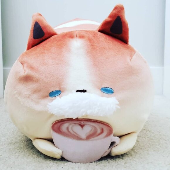 Yeast Ken Mustache Cafe Squishy Plush - Picture 3 of 5